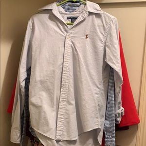 Ralph Lauren classic fit oxford button down top